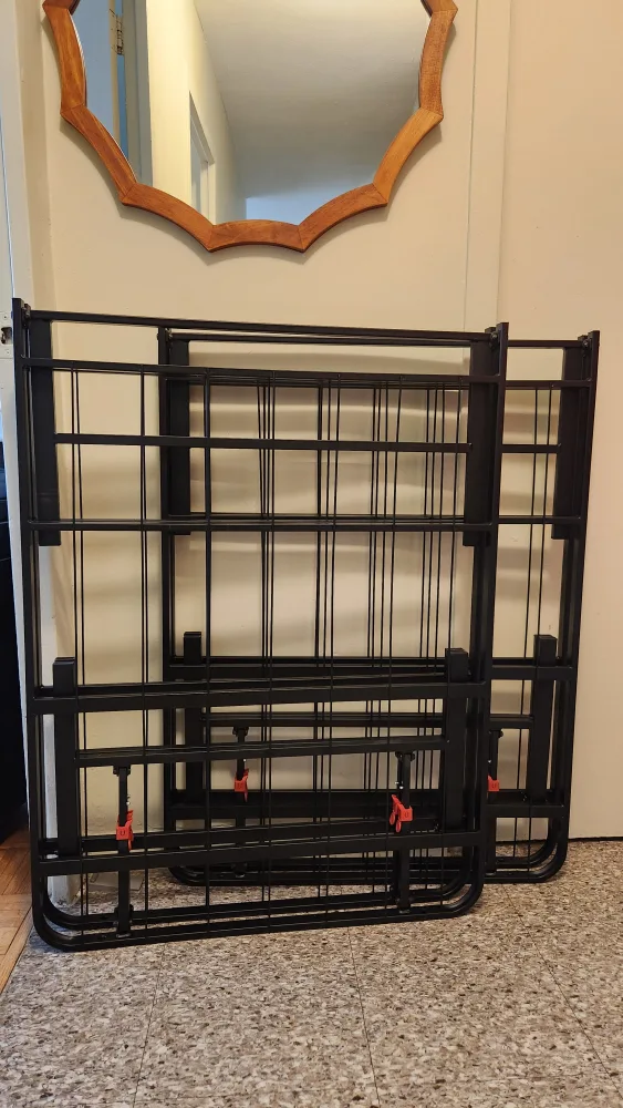 Moving-out selling: foldable queen-size bed frame thumbnail