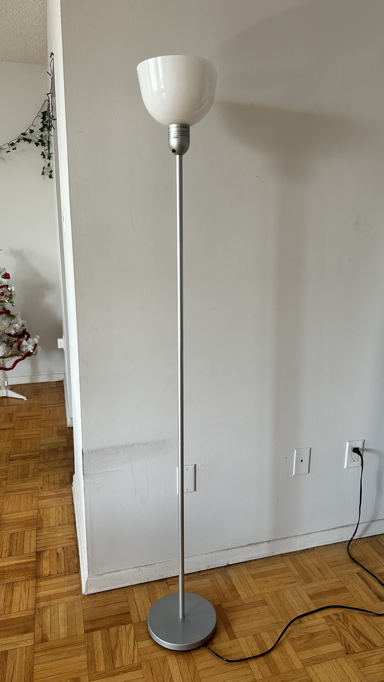 Silver Floor Lamp