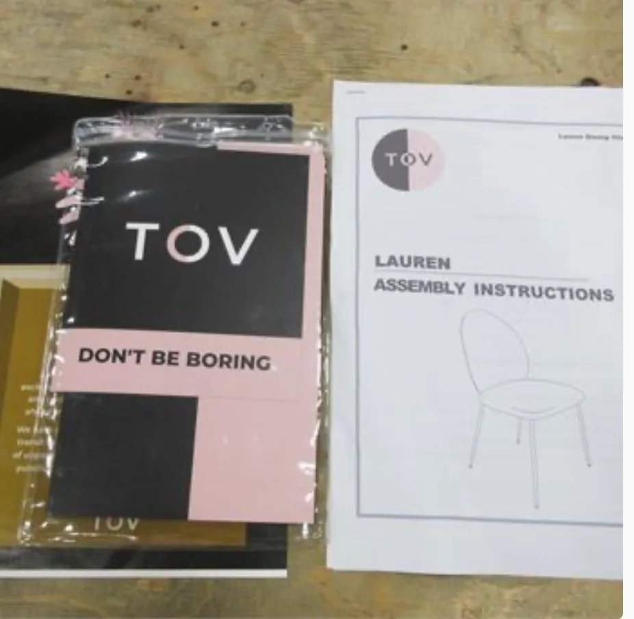 BRAND NEW! Set of 2 Eoghain Faux Leather Upholstered Side Chair image indicator(5)