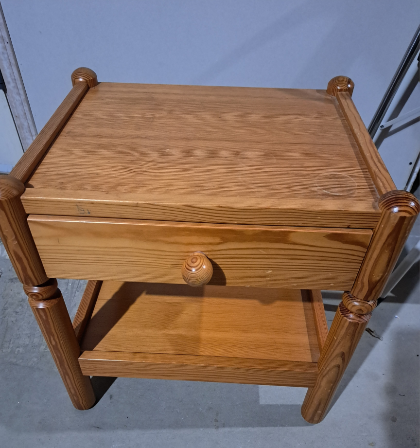 Wooden Nightstand