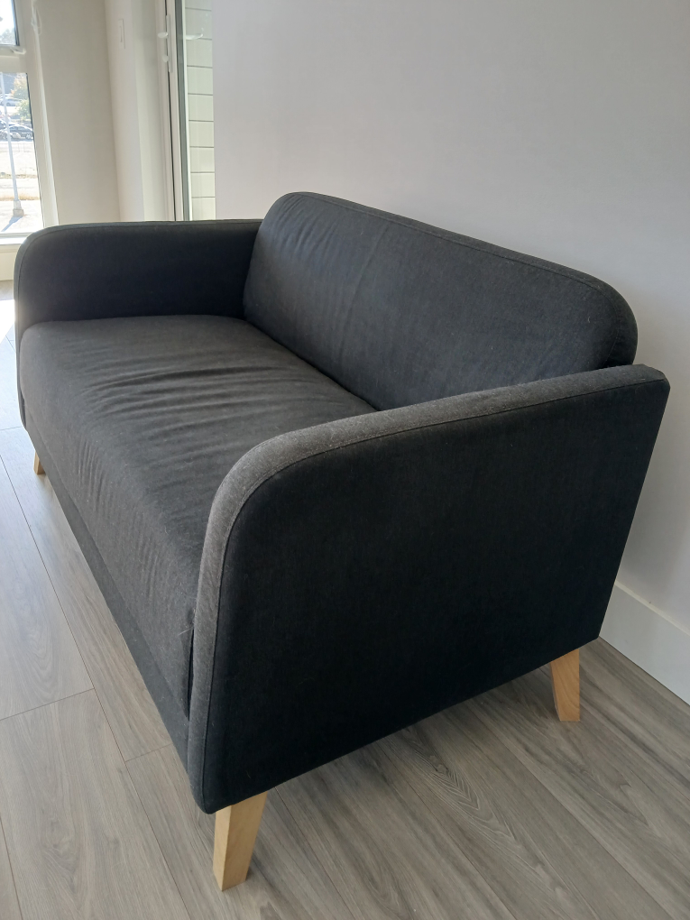 IKEA Linanas Loveseat - Vissle Dark Grey - photo 3