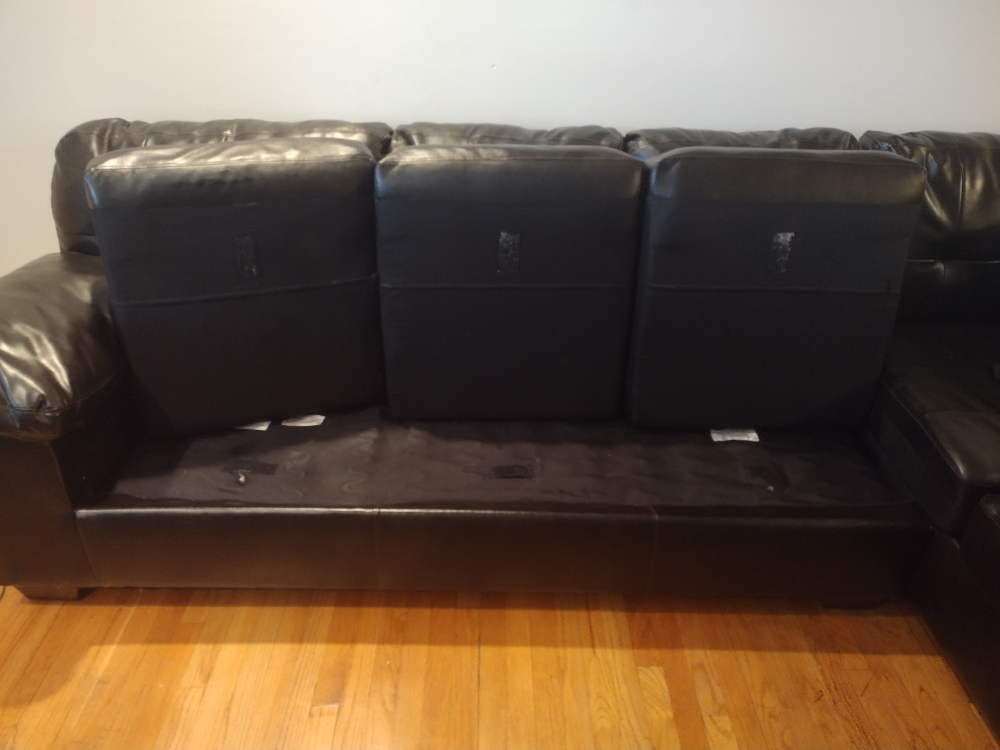 Dark Brown Sectional Sofa - photo 2
