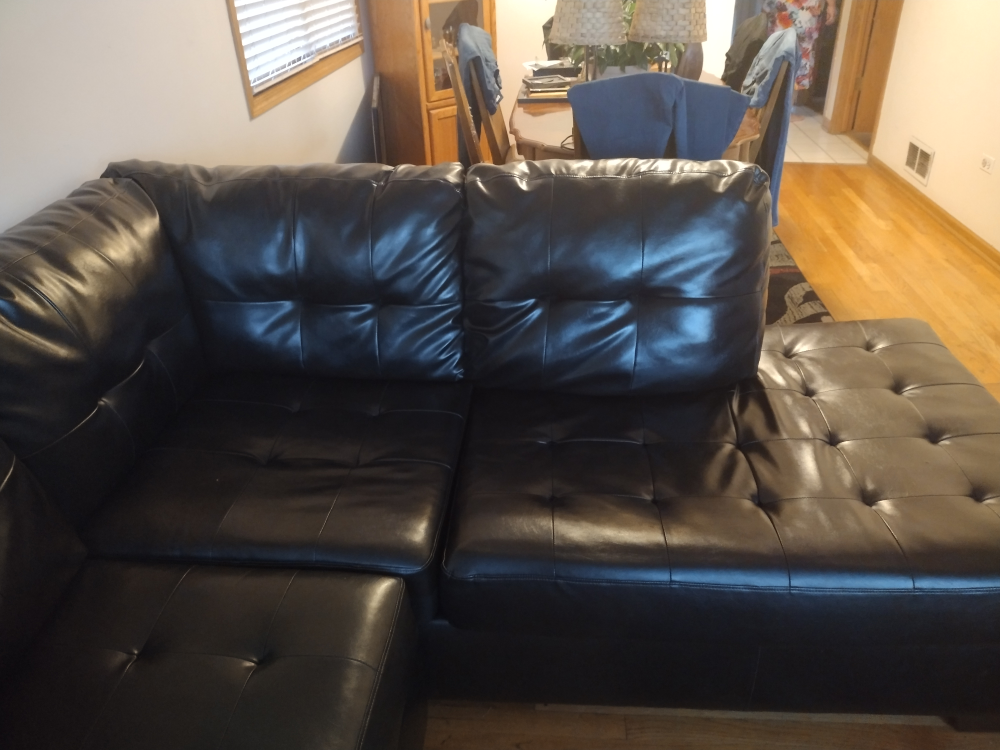 Dark Brown Sectional Sofa - photo 4