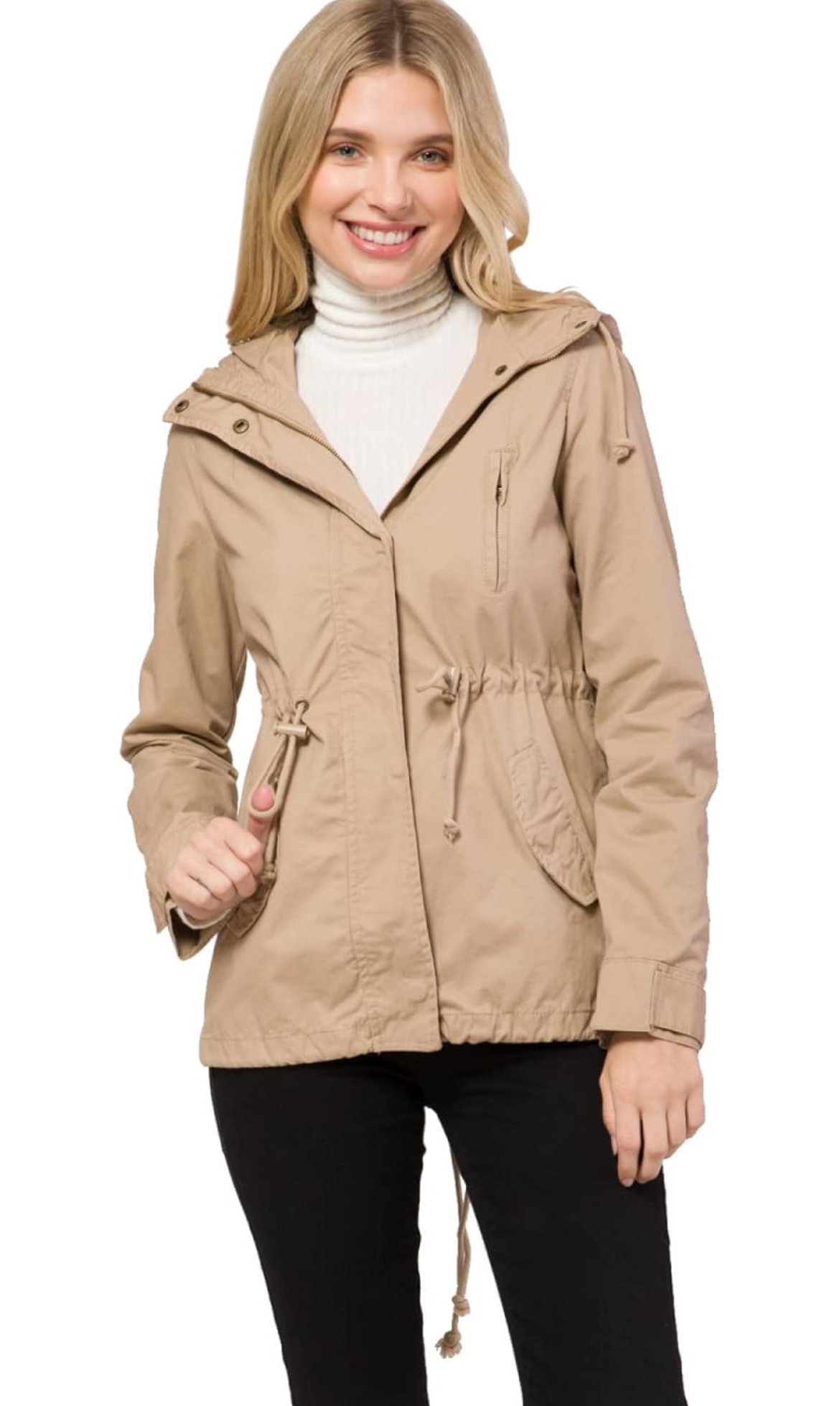 NEW! Military Anorak Safari Hoodie Jacket