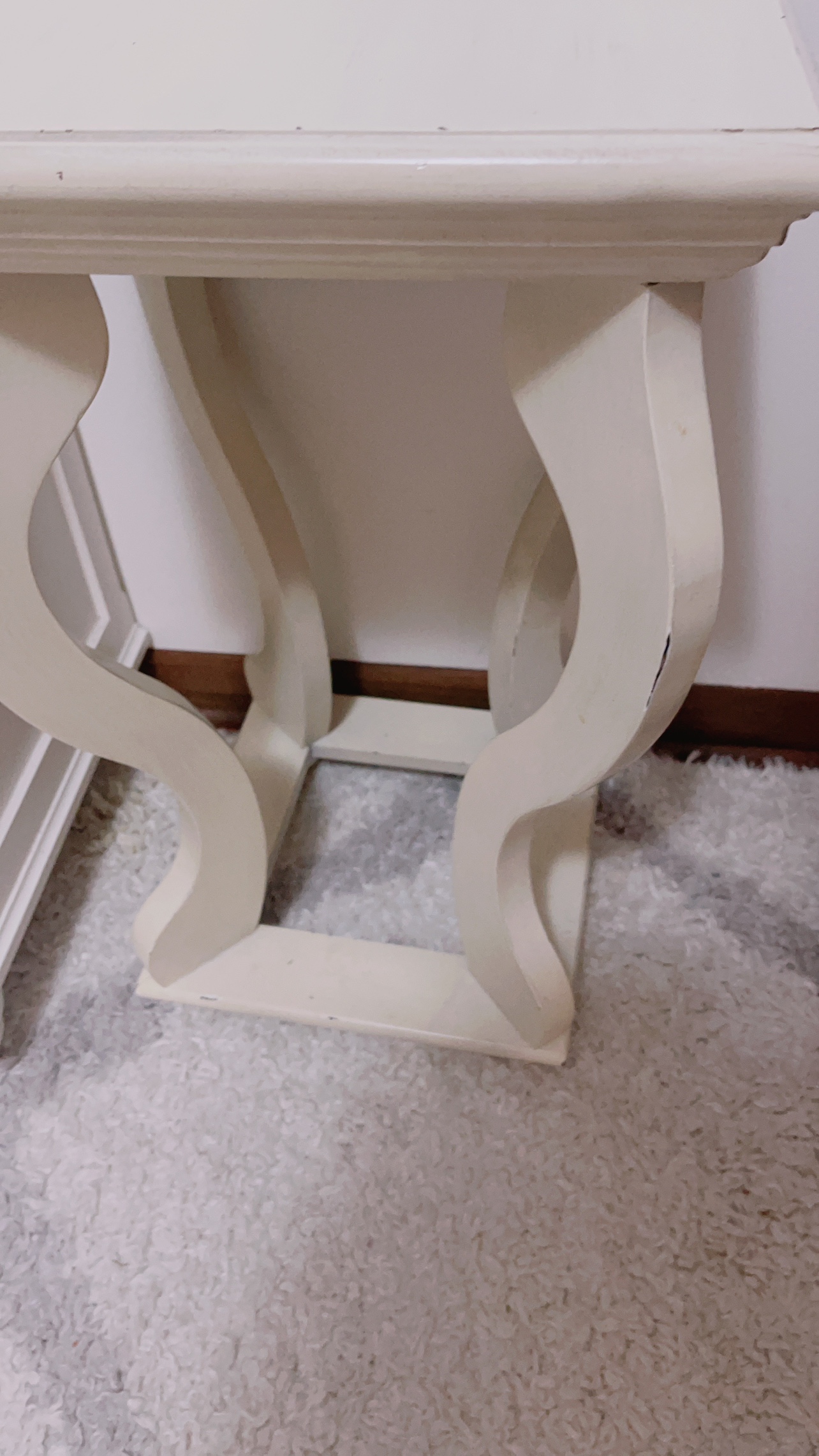 White side Table 2 pieces set  please check more pictures - photo 4