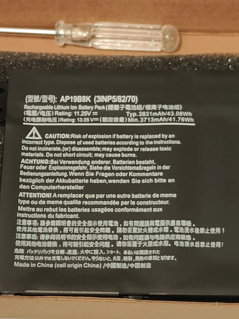 AP19B8K Laptop Battery image indicator(4)