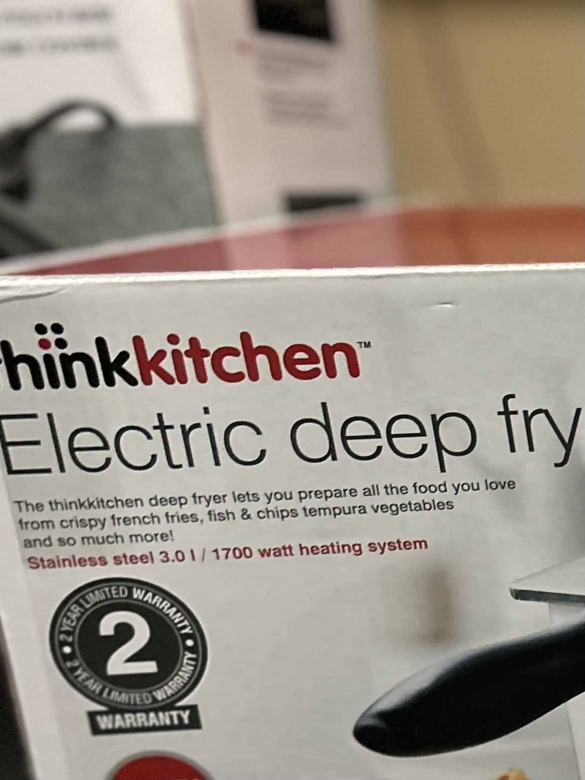 Think Kitchen Electric Deep Fryer