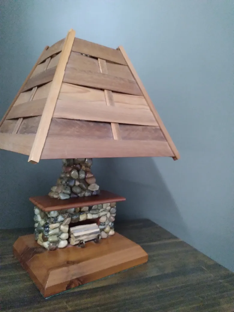 Stone Fireplace Lamp image indicator(4)