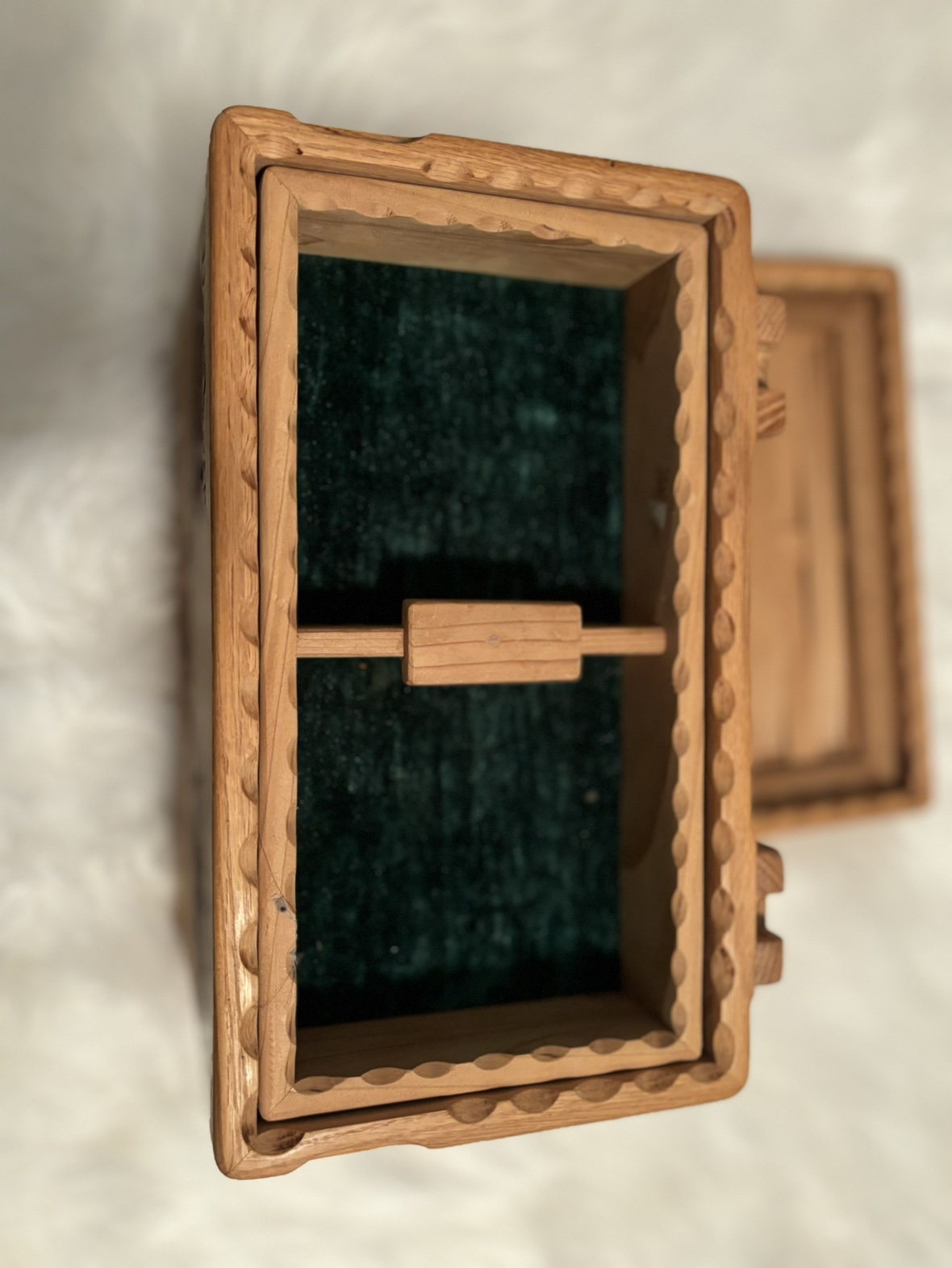 Hand Carved Wooden Box - photo 3