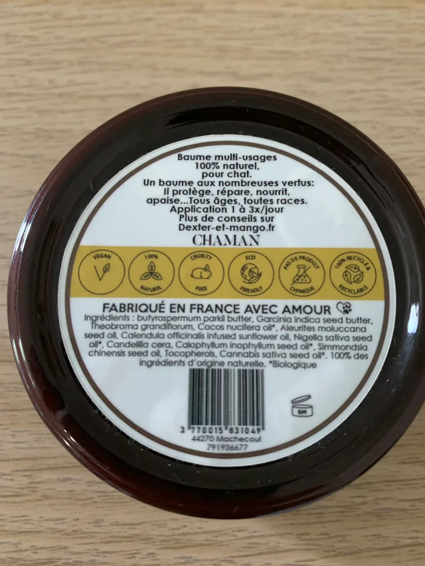 Cat balm- 100% natural MADE IN FRANCE image indicator(2)