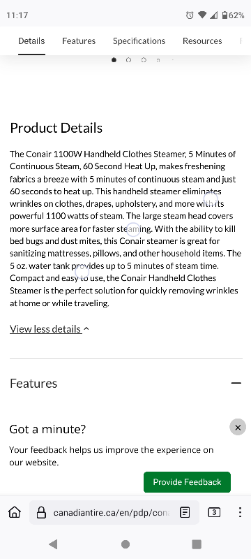 Conair Travel Fabric Steamer - photo 4