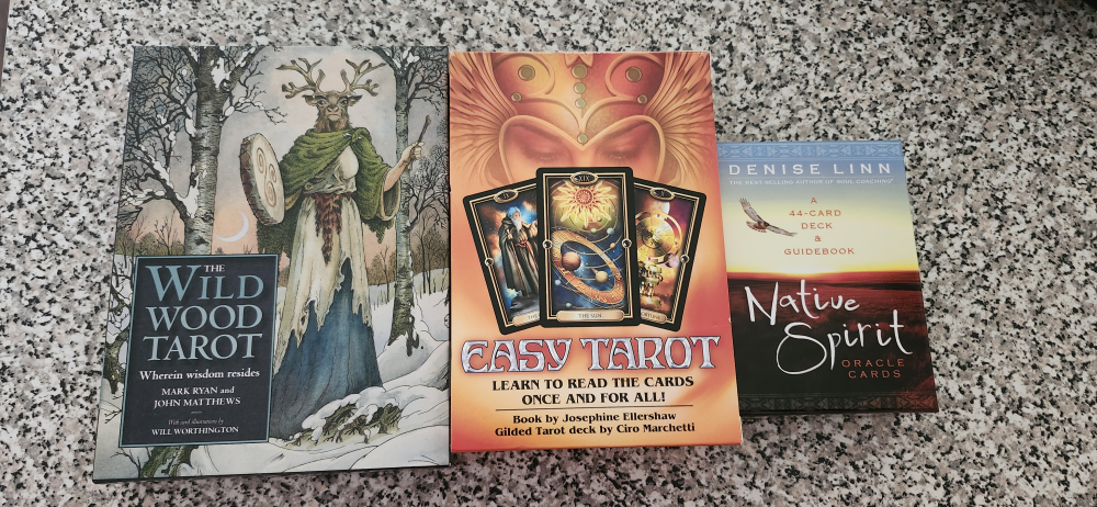 3 Tarot sets
