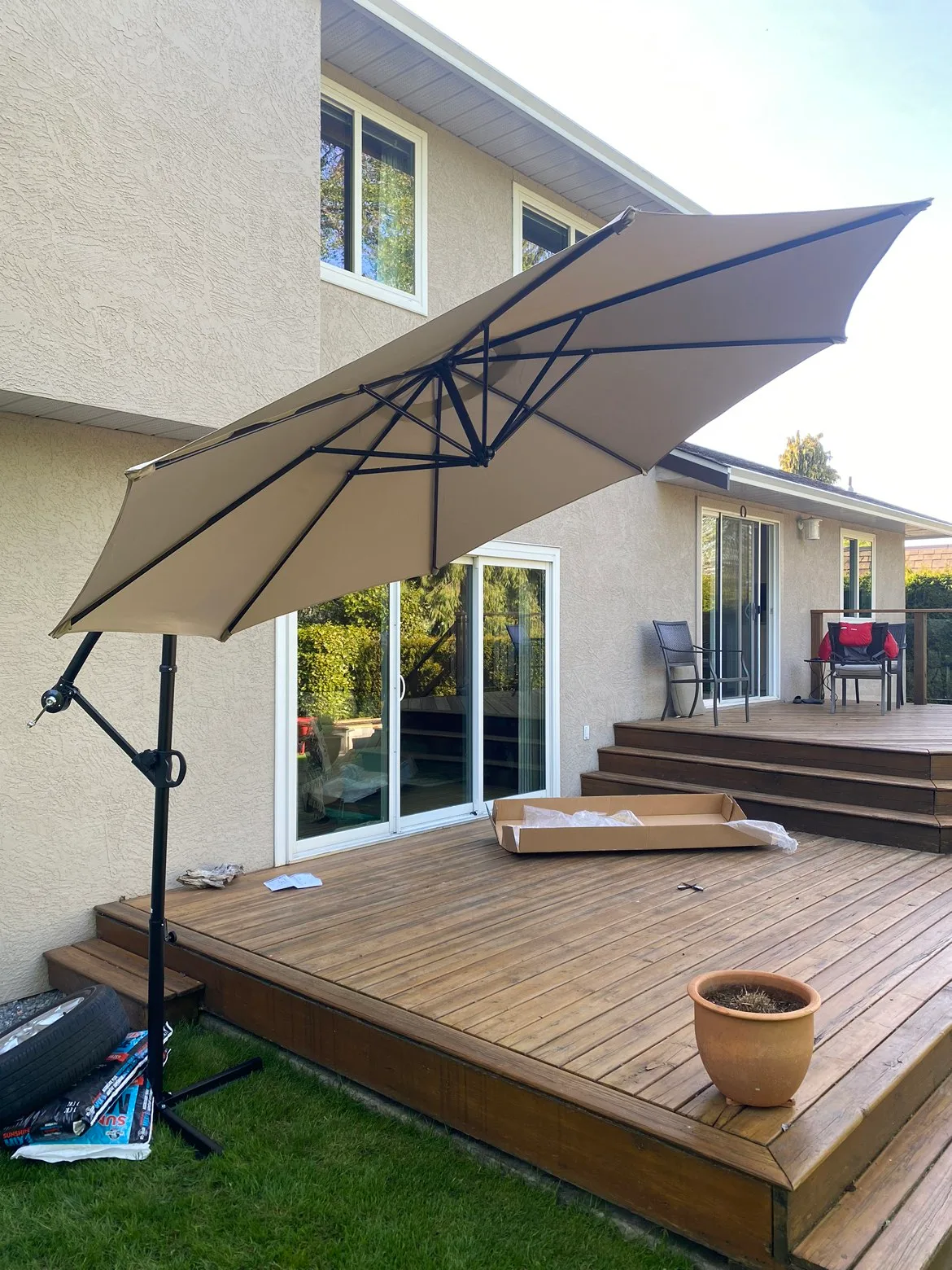 Outdoor Patio Umbrella - brand new in box thumbnail