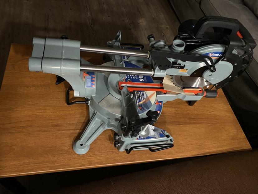 King Canada 10" Sliding Compound Miter Saw with Twin Laser Guide