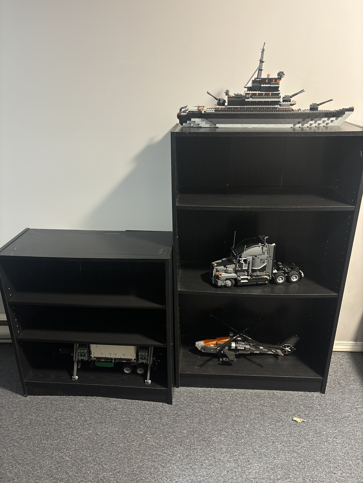 Black Bookshelves