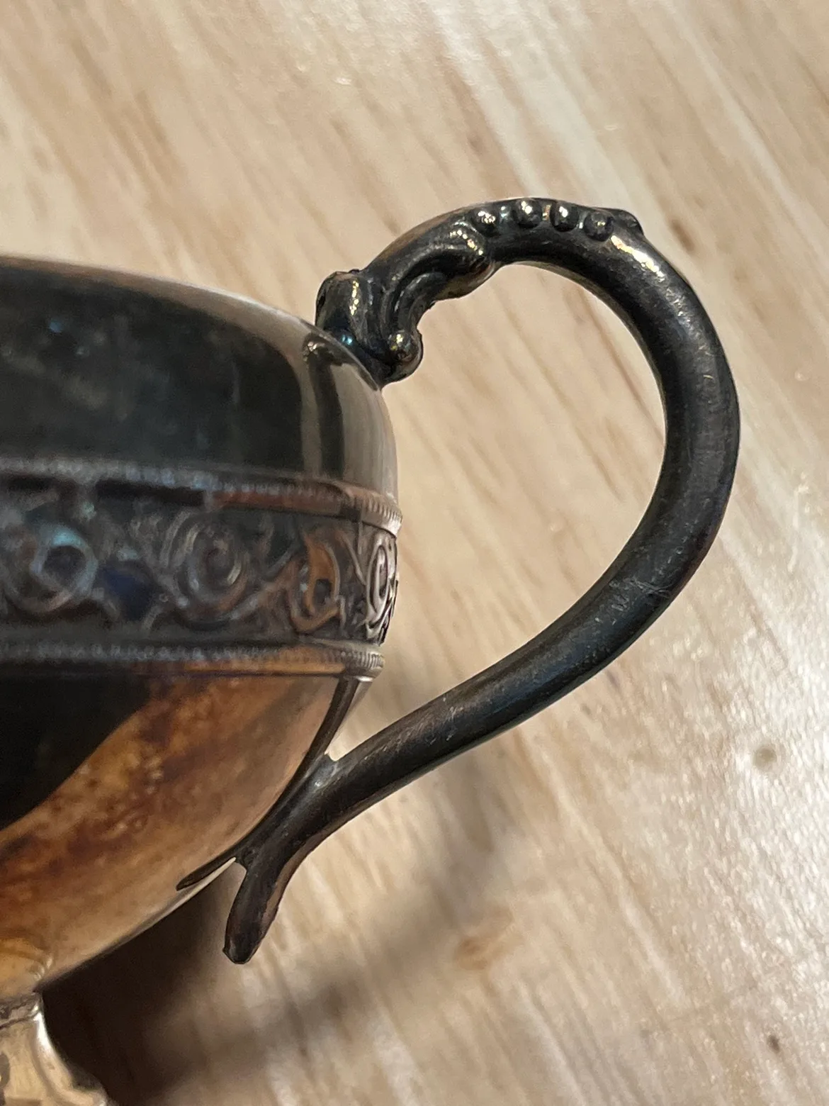 Viking Plate Silver Creamer image indicator(5)