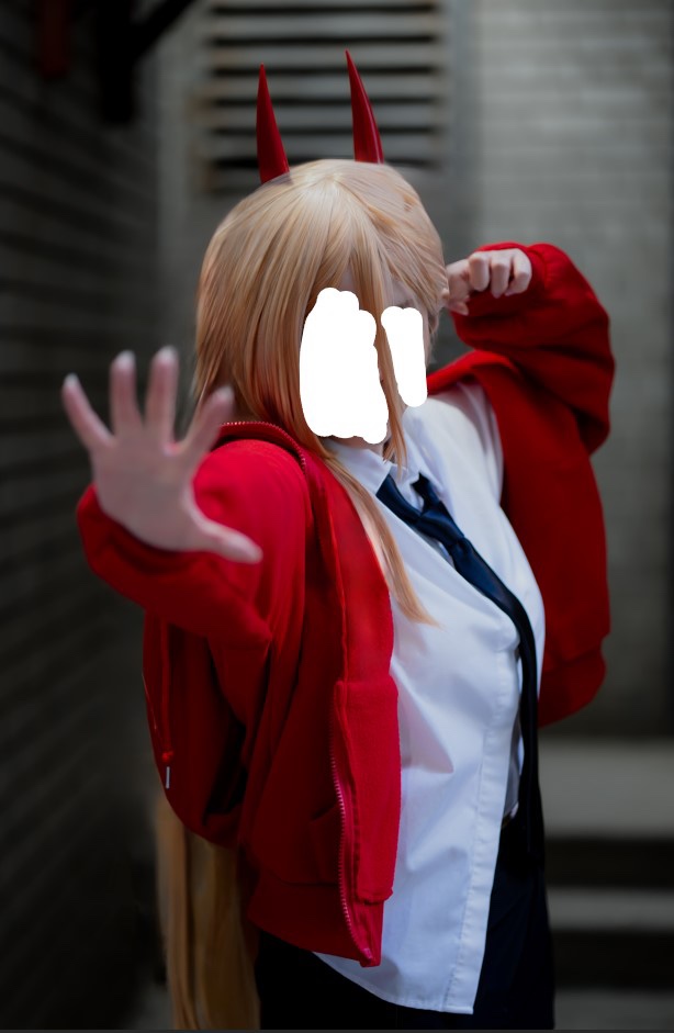 Blonde Long Wig cosplay halloween costume - photo 2