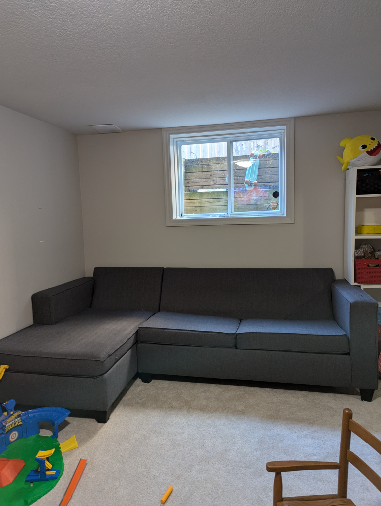 Sectional  with Easy Fold Out Bed with Mattress - photo 3