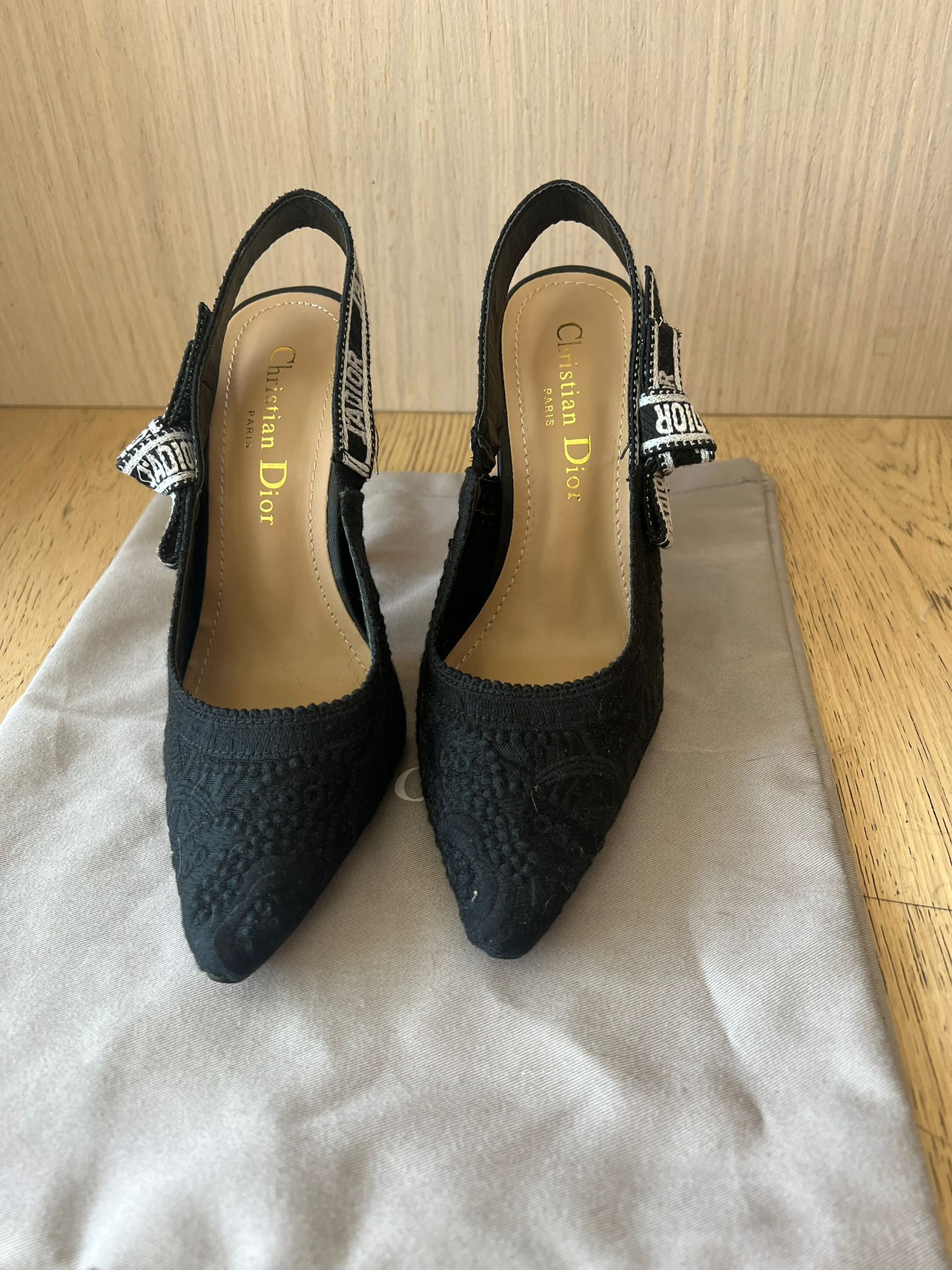 Black Slingback Heels - photo 3