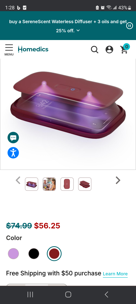 HoMedics UVClean Portable Sanitizer - photo 3