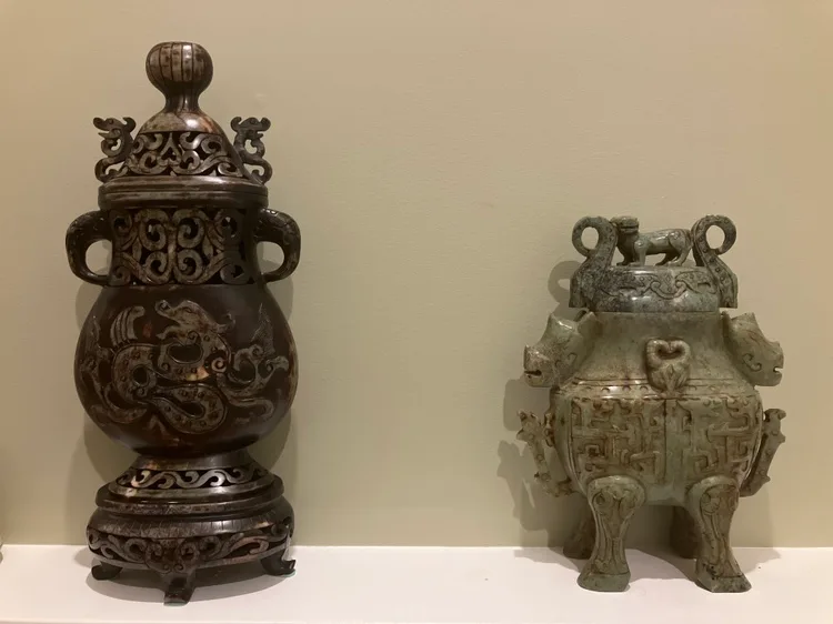 Antique Chinese Jade Censer-shape decor 🥕 thumbnail