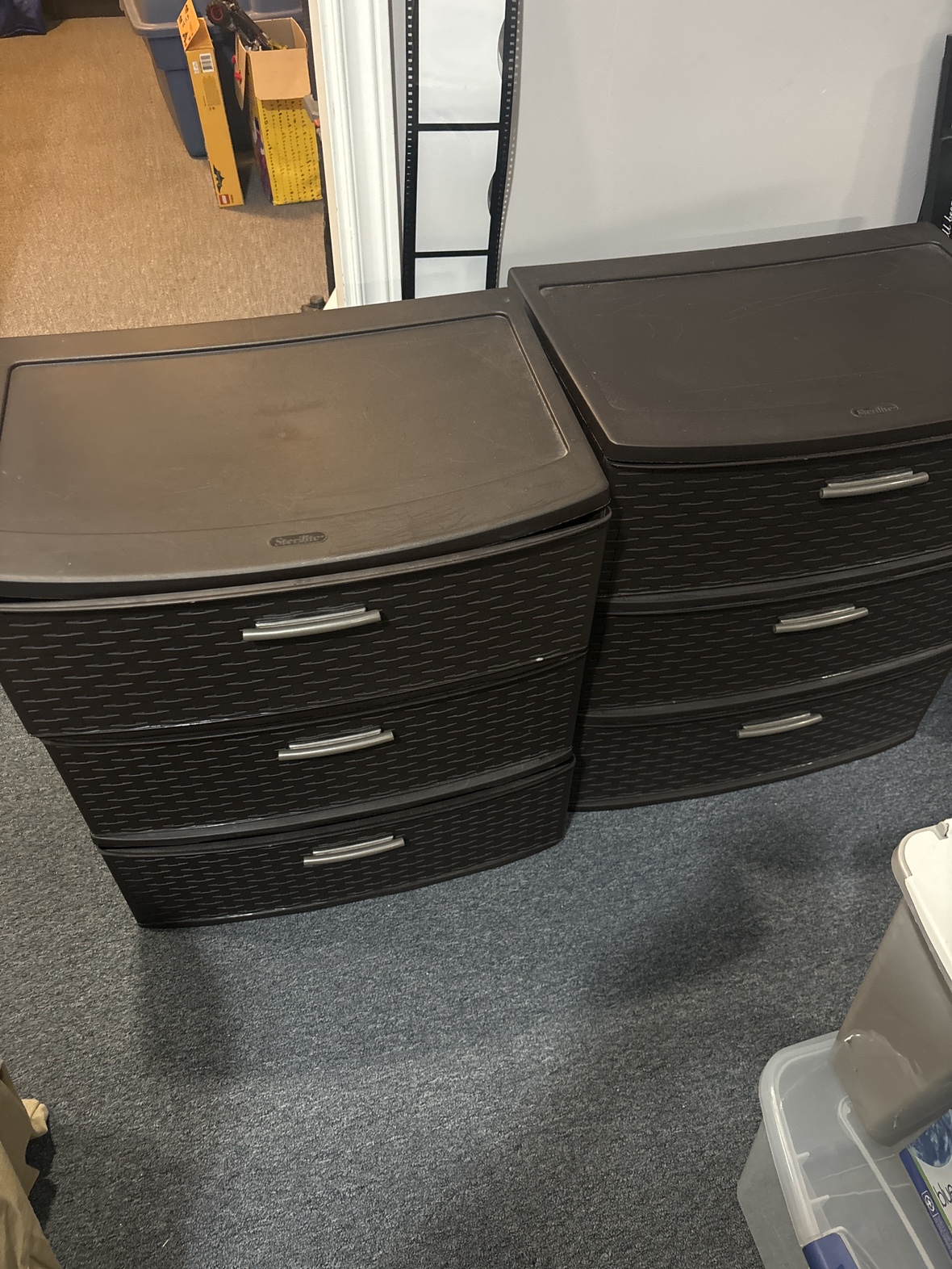 Sterilite 3-Drawer Storage Units