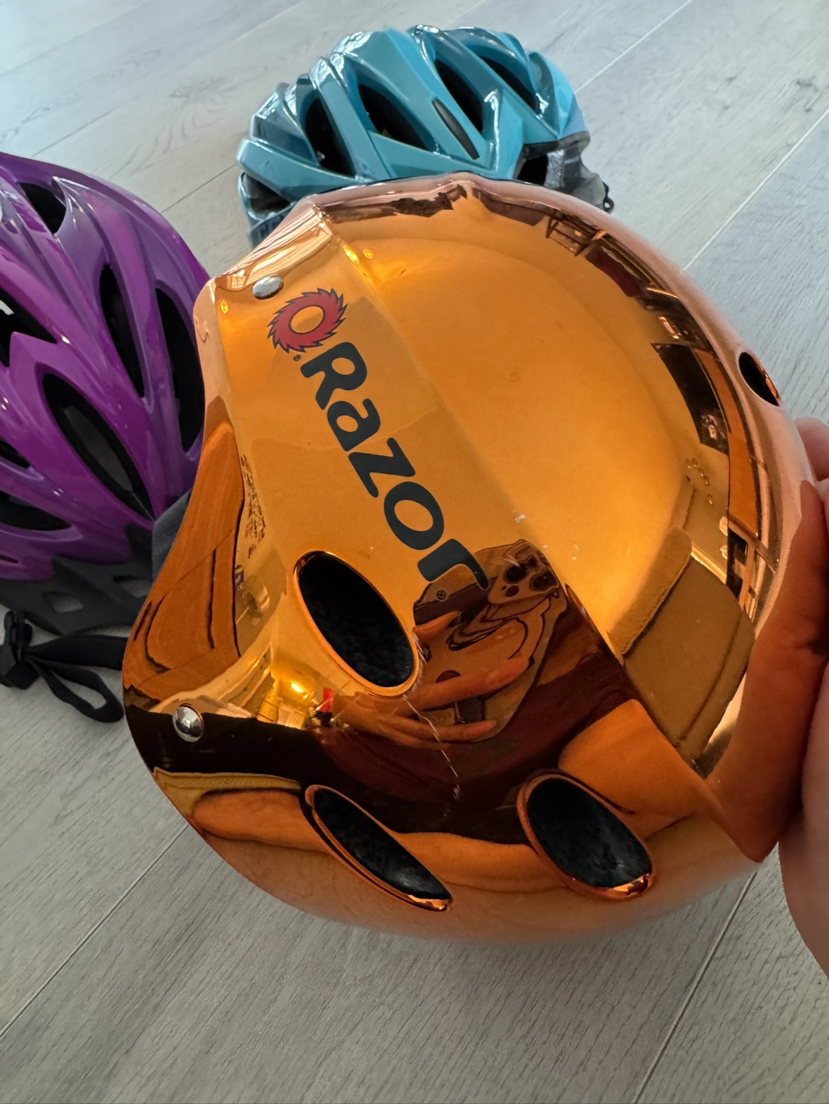 3 Bike Helmets $20@ - photo 2