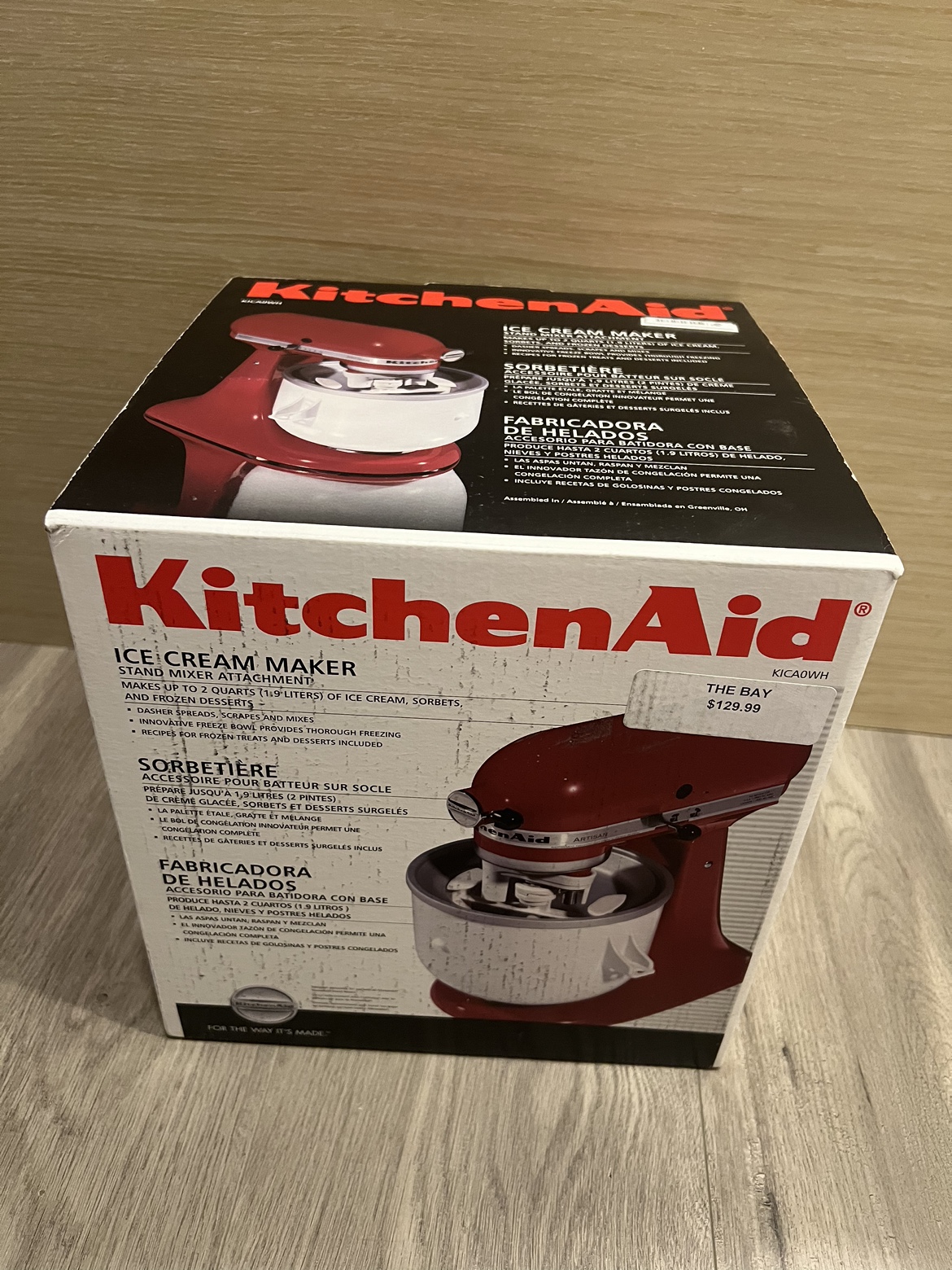 KitchenAid Ice Cream Maker Attachment Bowl