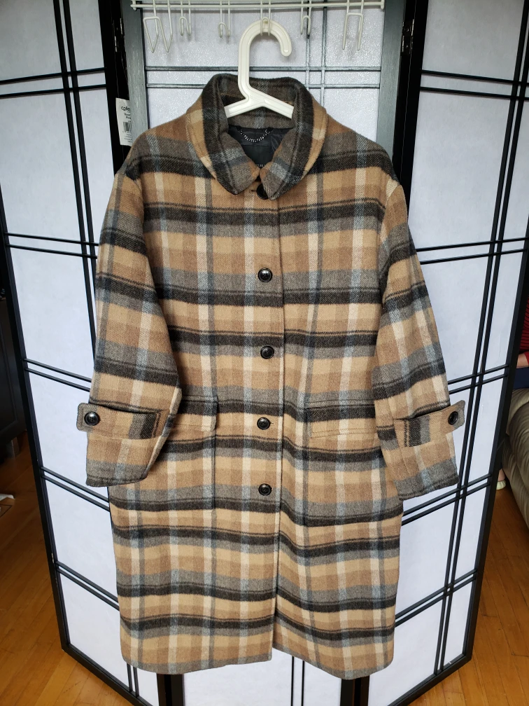 Banana Republic Plaid Coat - photo 2
