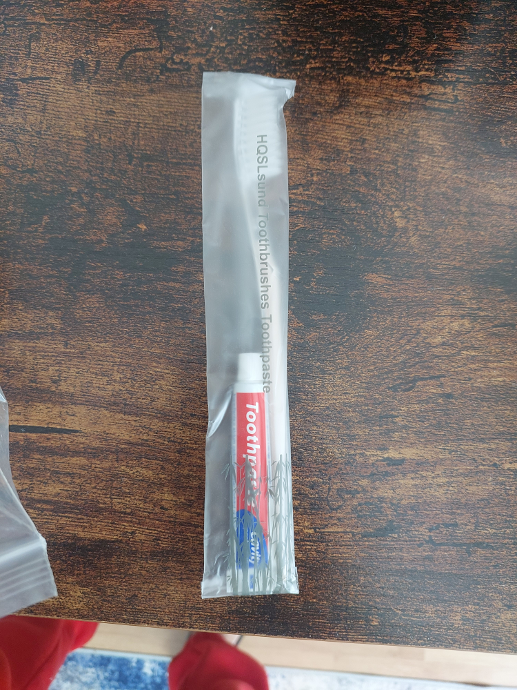 Disposable Toothbrush and Toothpaste