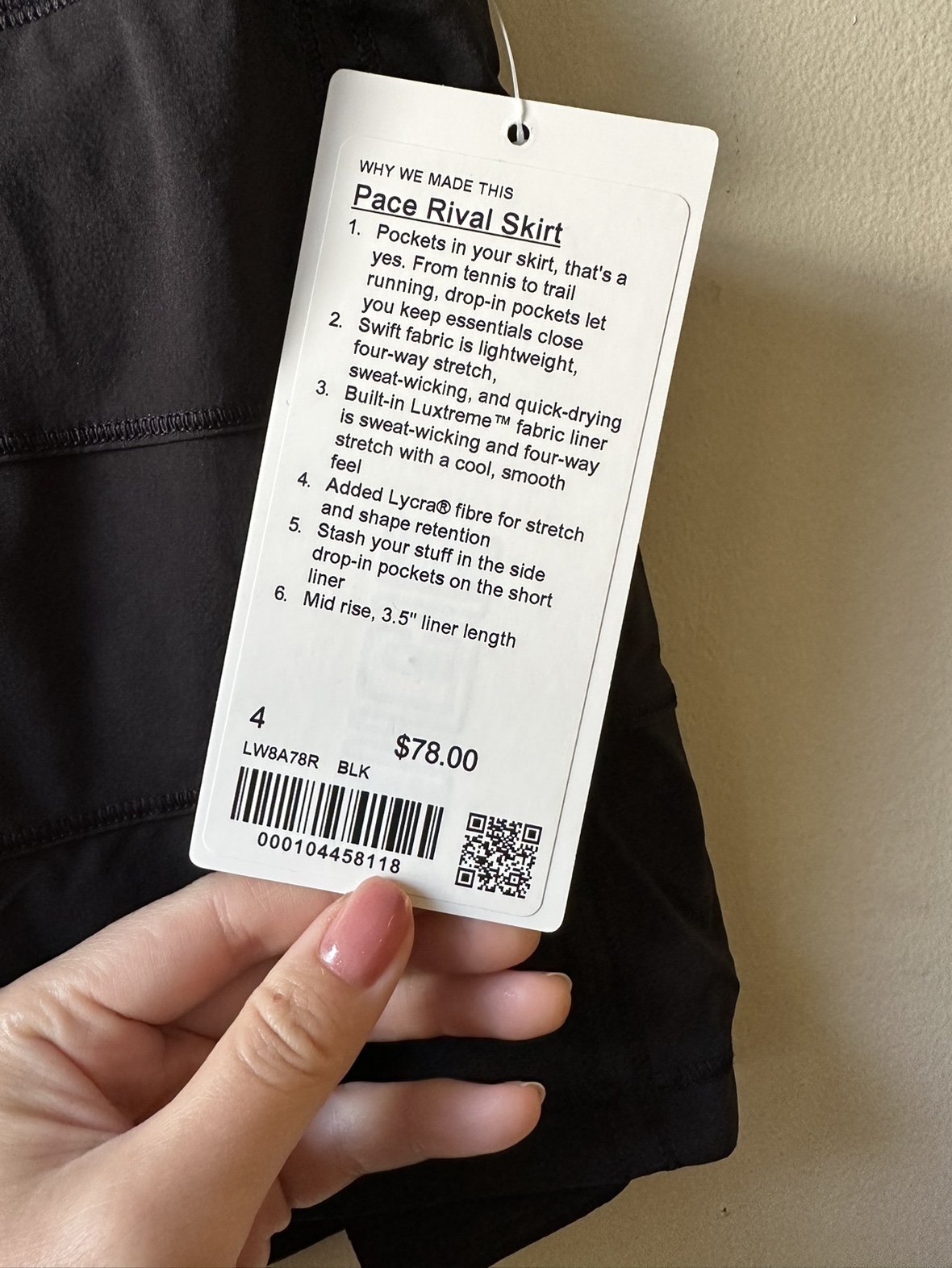 New Lululemon Pace Rival Skirt - photo 4