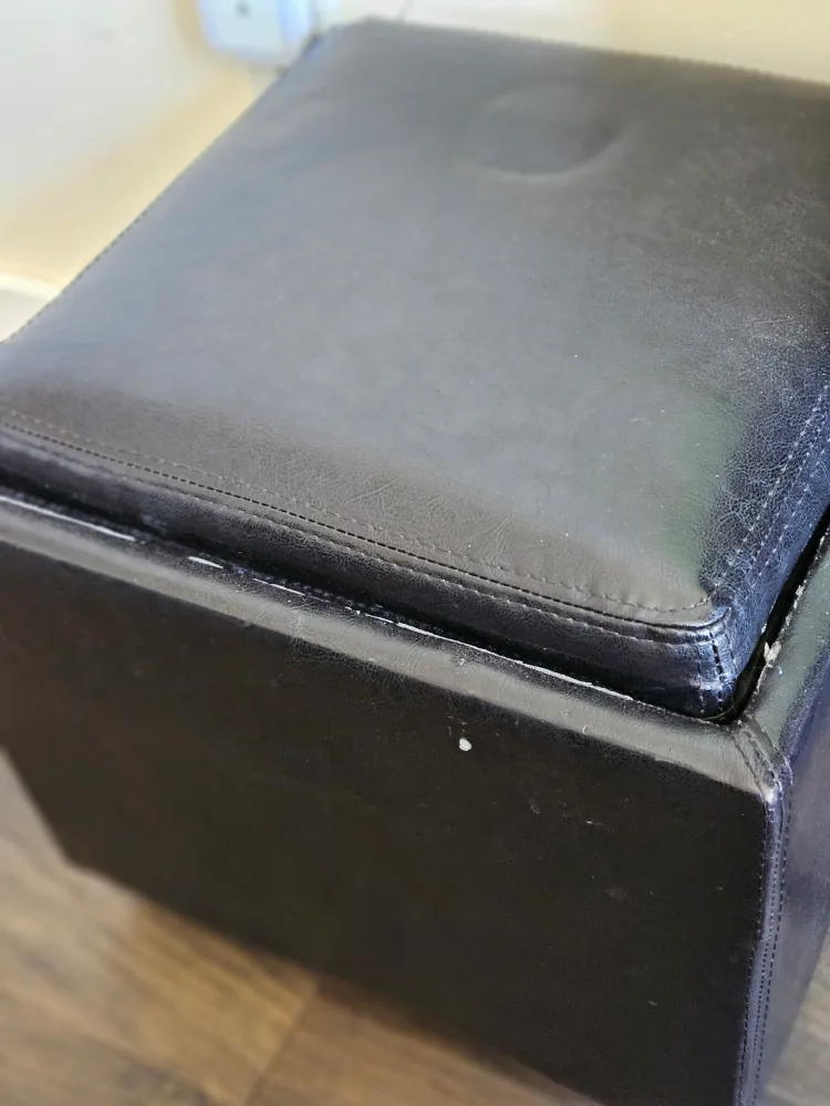 Black Storage Ottoman image indicator(4)