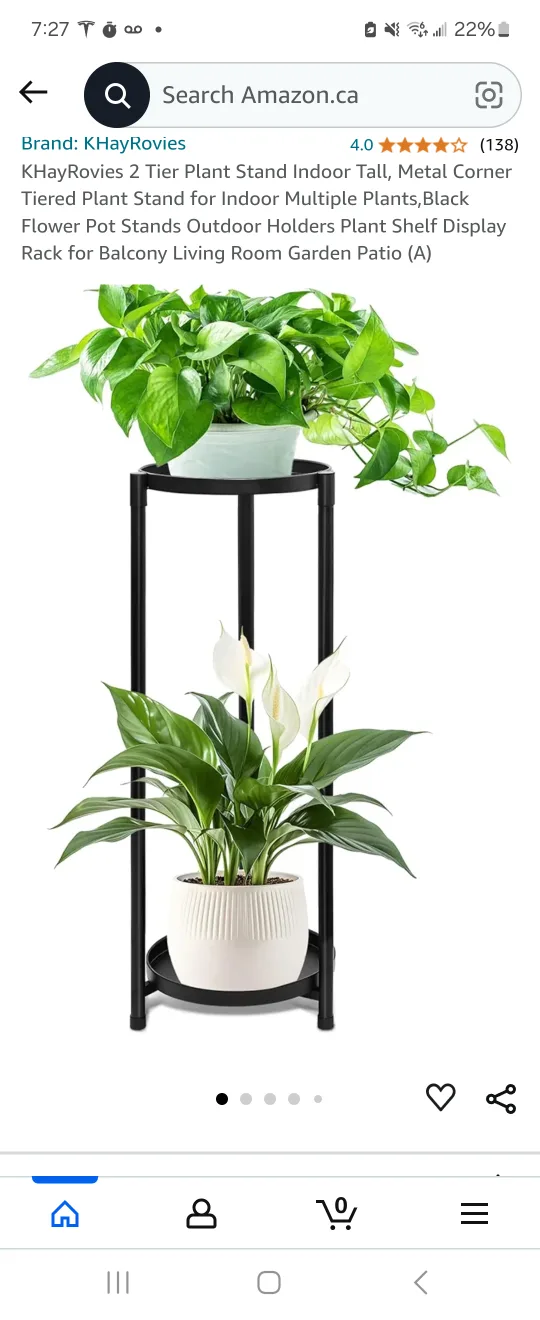 2 Tier Plant Stand thumbnail