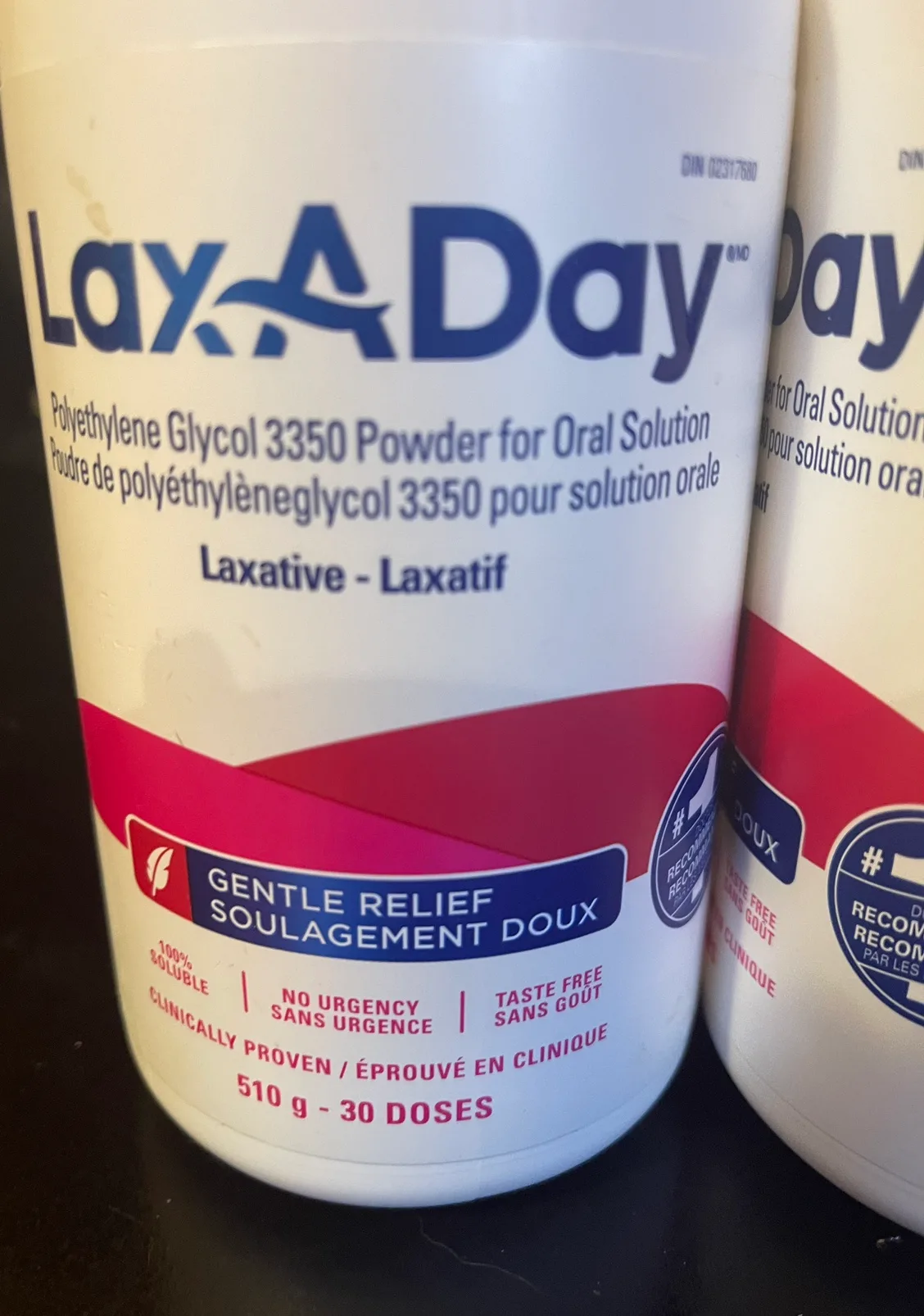 3 bottles of LAX-A-Day ($19.50 each) Powder image indicator(5)