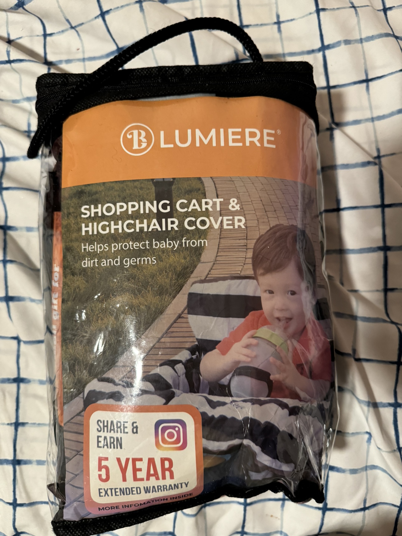 Lumiere Shopping Cart and Highchair Cover #Freecycle