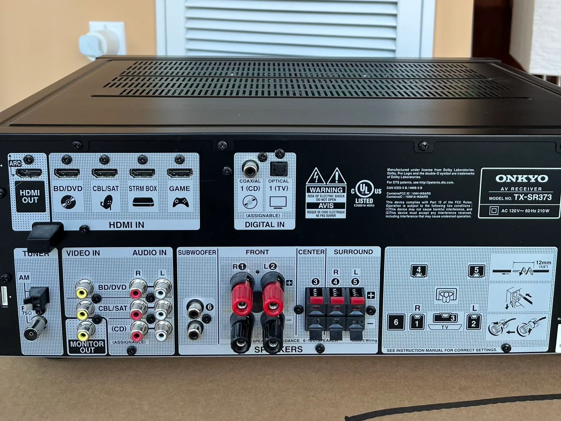 Onkyo AV Receiver TX-SR373 image indicator(3)