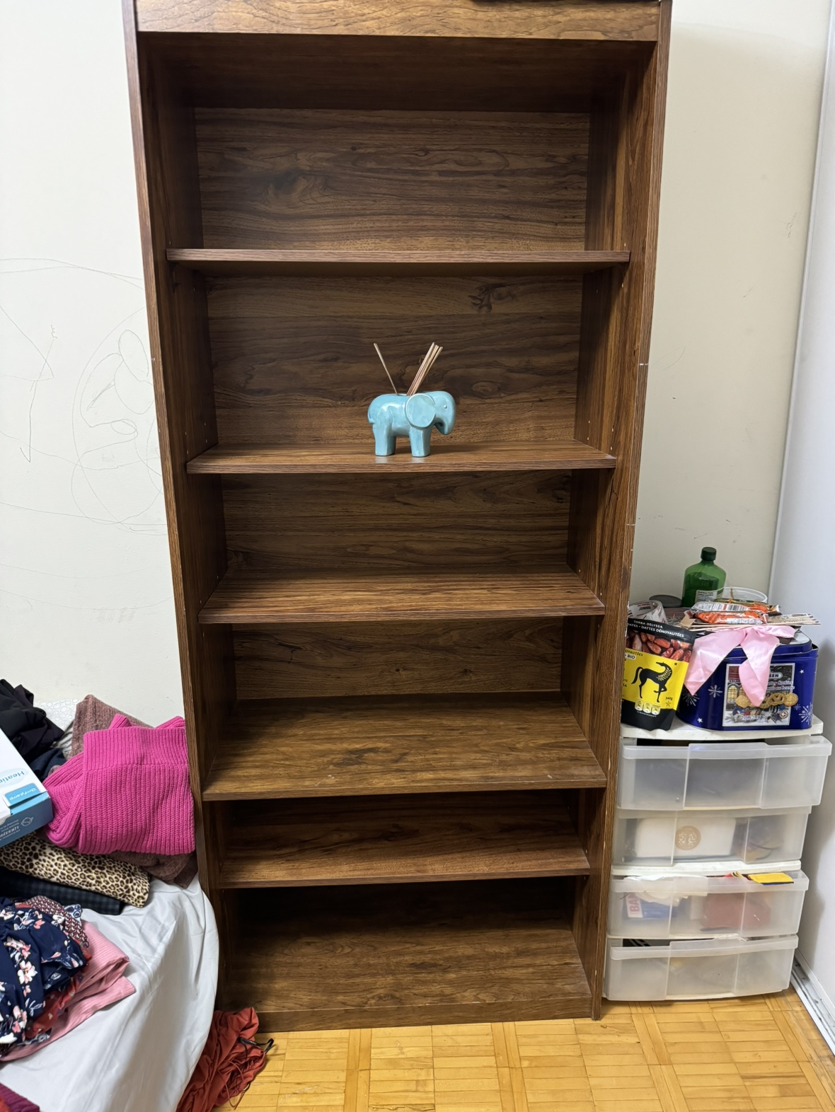 Wooden shelf
