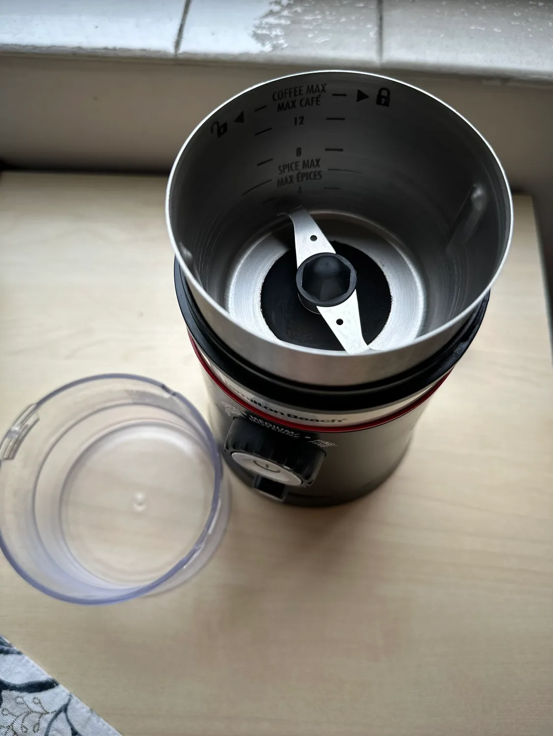 Hamilton Beach Coffee Grinder image indicator(2)