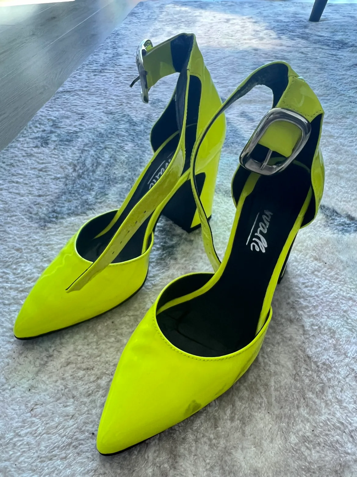 L’Intervalle Neon Yellow Heels - Size 37 or 7 thumbnail