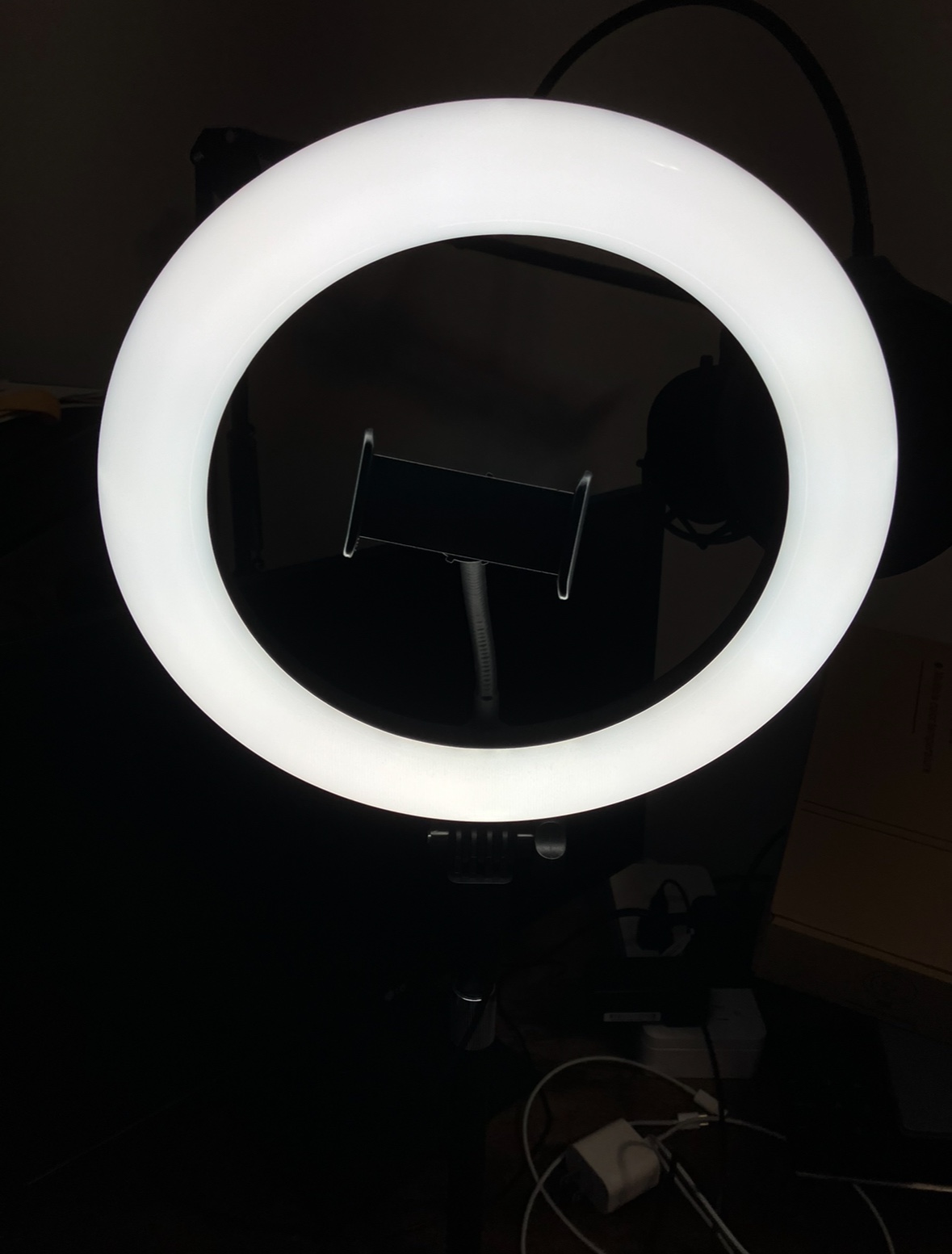 Desk phone ring light (for virtual meetings, youtube, etc.) - photo 2