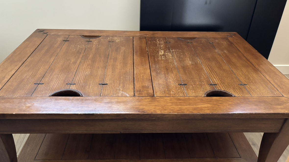 Wooden Coffee Table with Storage