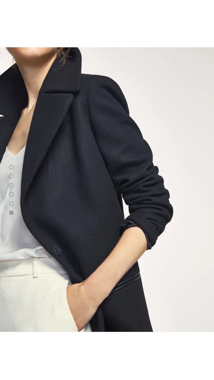 MASSIMO DUTTI BLACK COAT, small $150 image indicator(2)