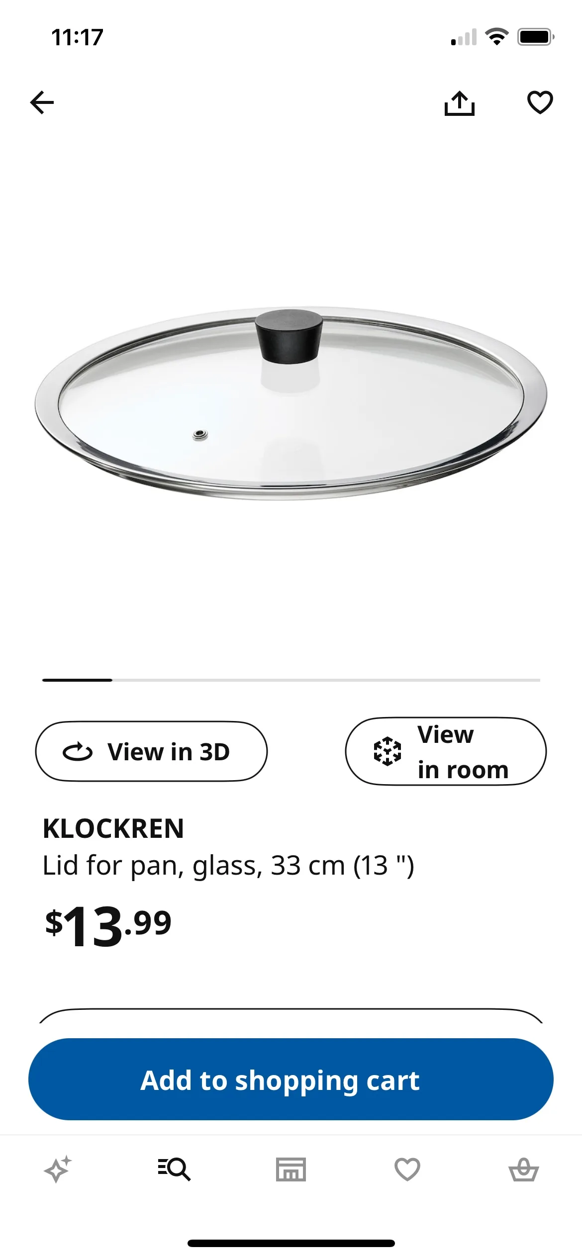IKEA Glass Lid (13”) 🆕 Retails $13.99 + tax image indicator(3)