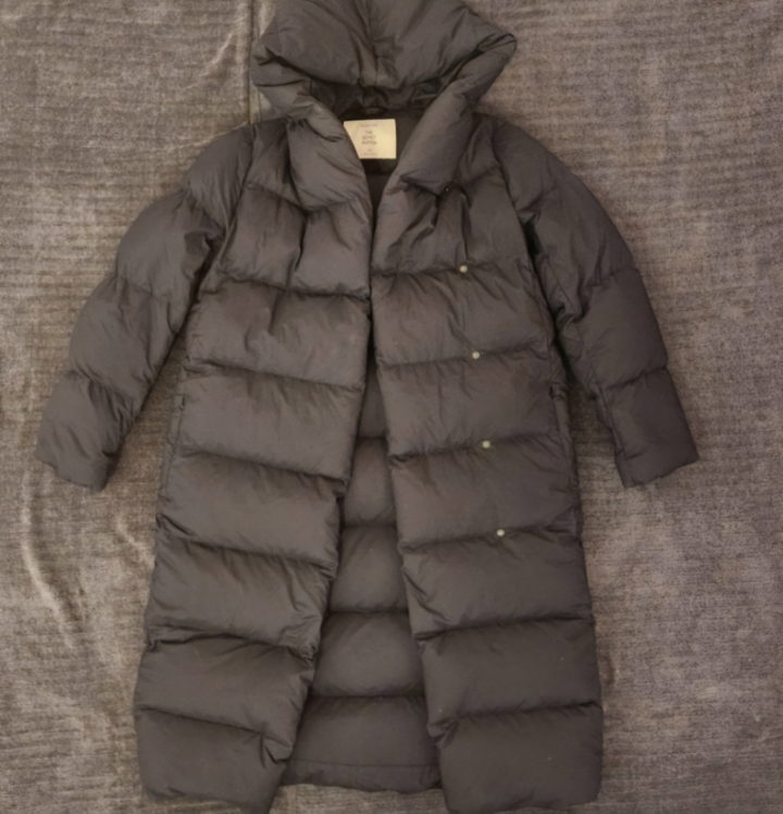 Duvet Puffer Jacket with Hood - photo 4