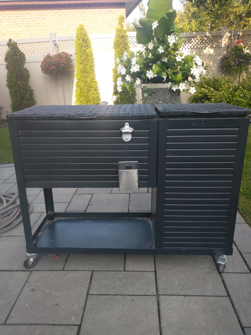Cooler with garbage bin thumbnail