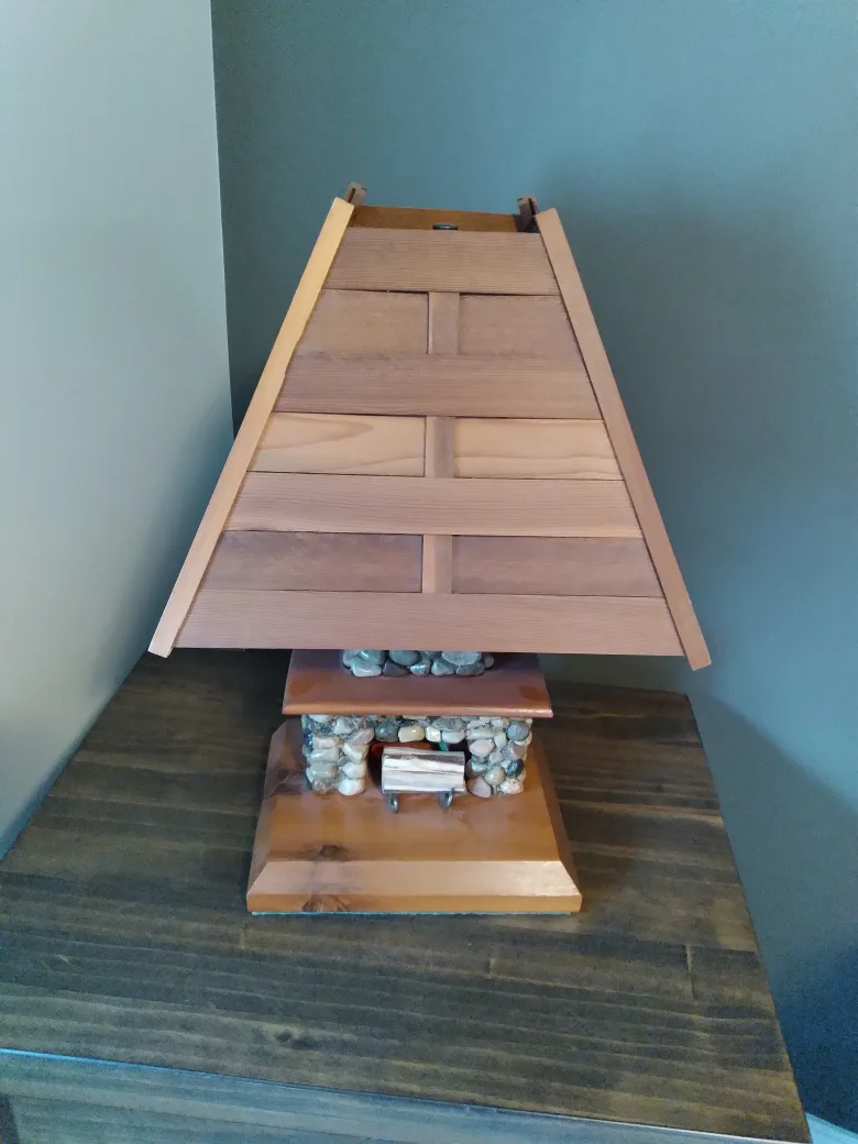 Stone Fireplace Lamp image indicator(2)