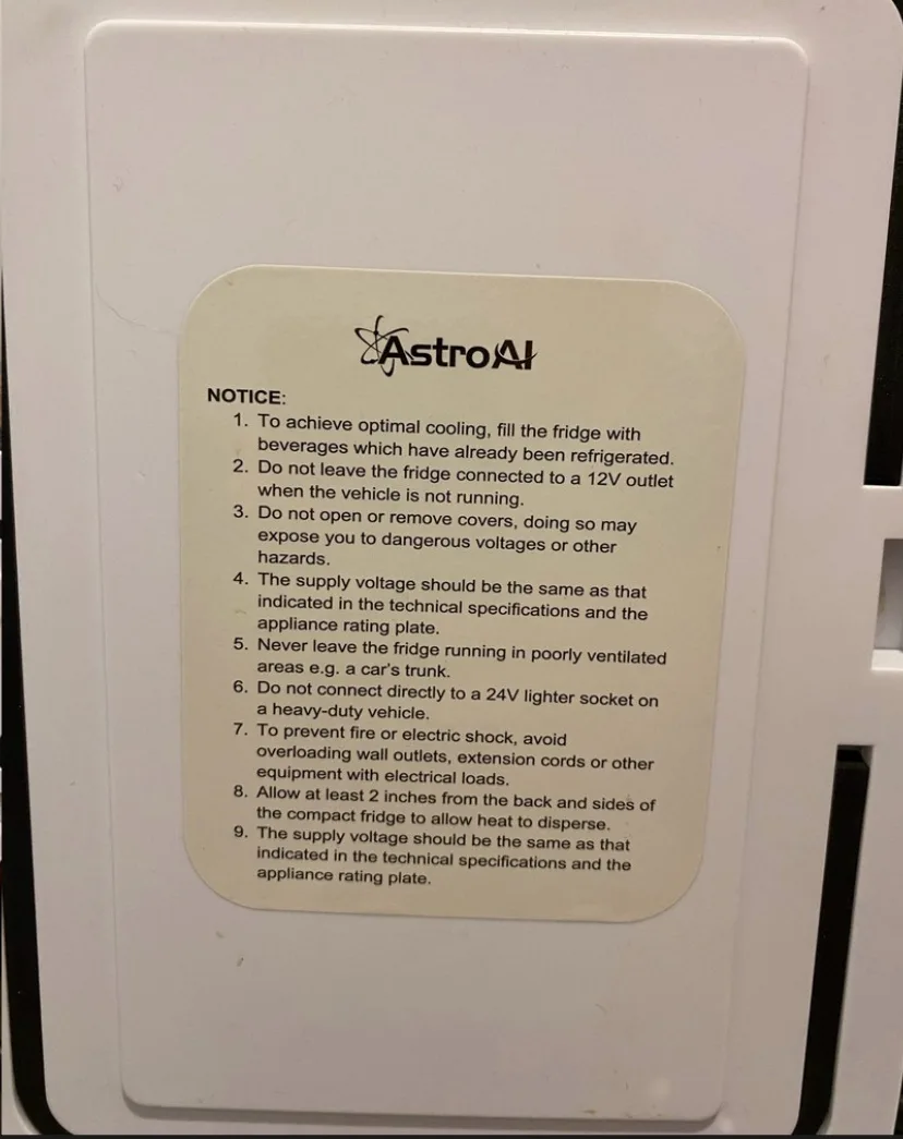 AstroAI Mini Fridge image indicator(3)