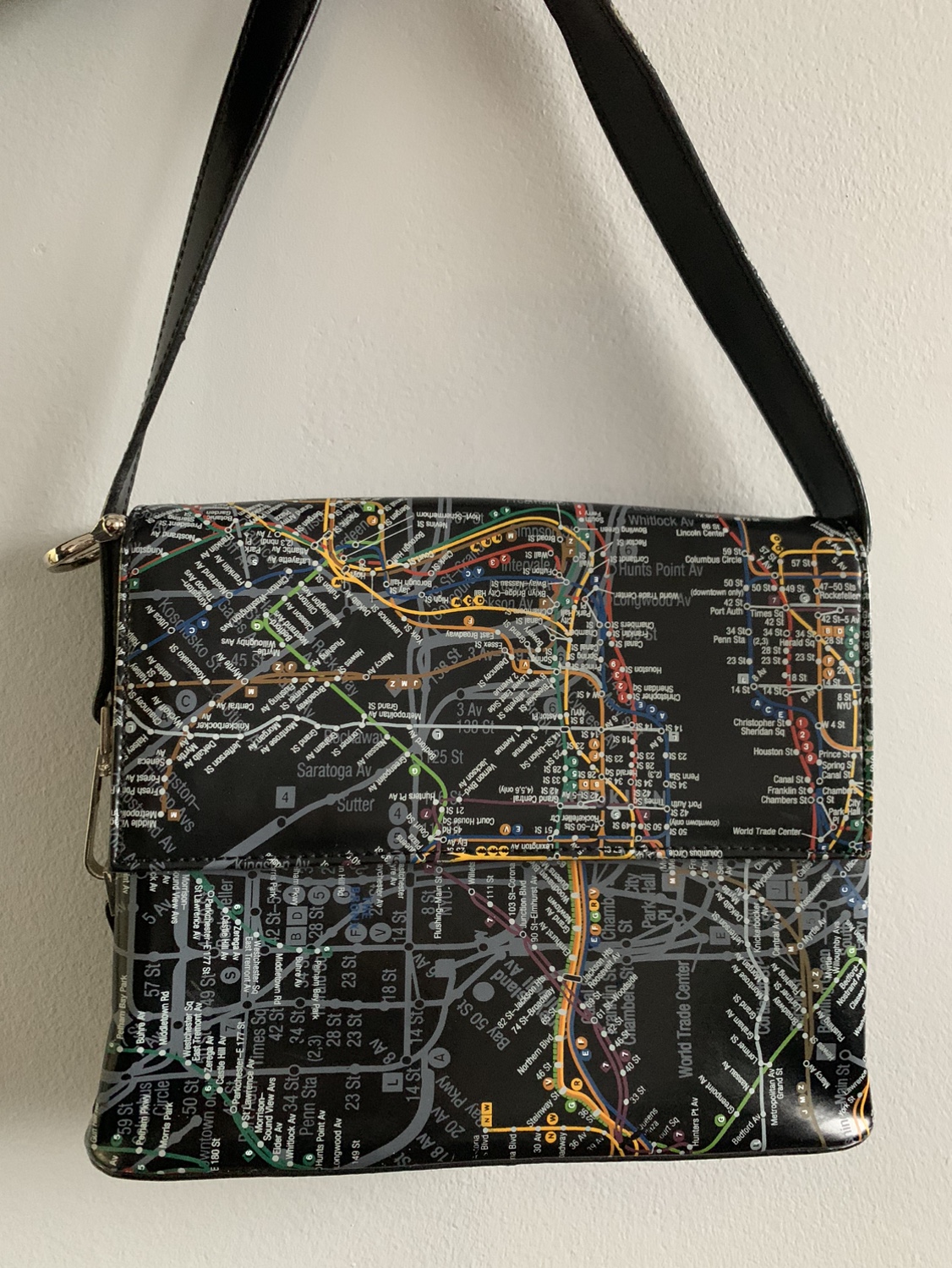 New York City Subway Map Purse