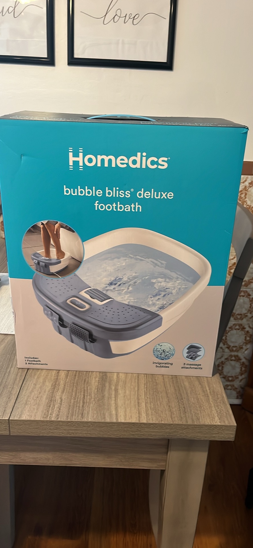 Homedics Bubble Bliss Deluxe Footbath