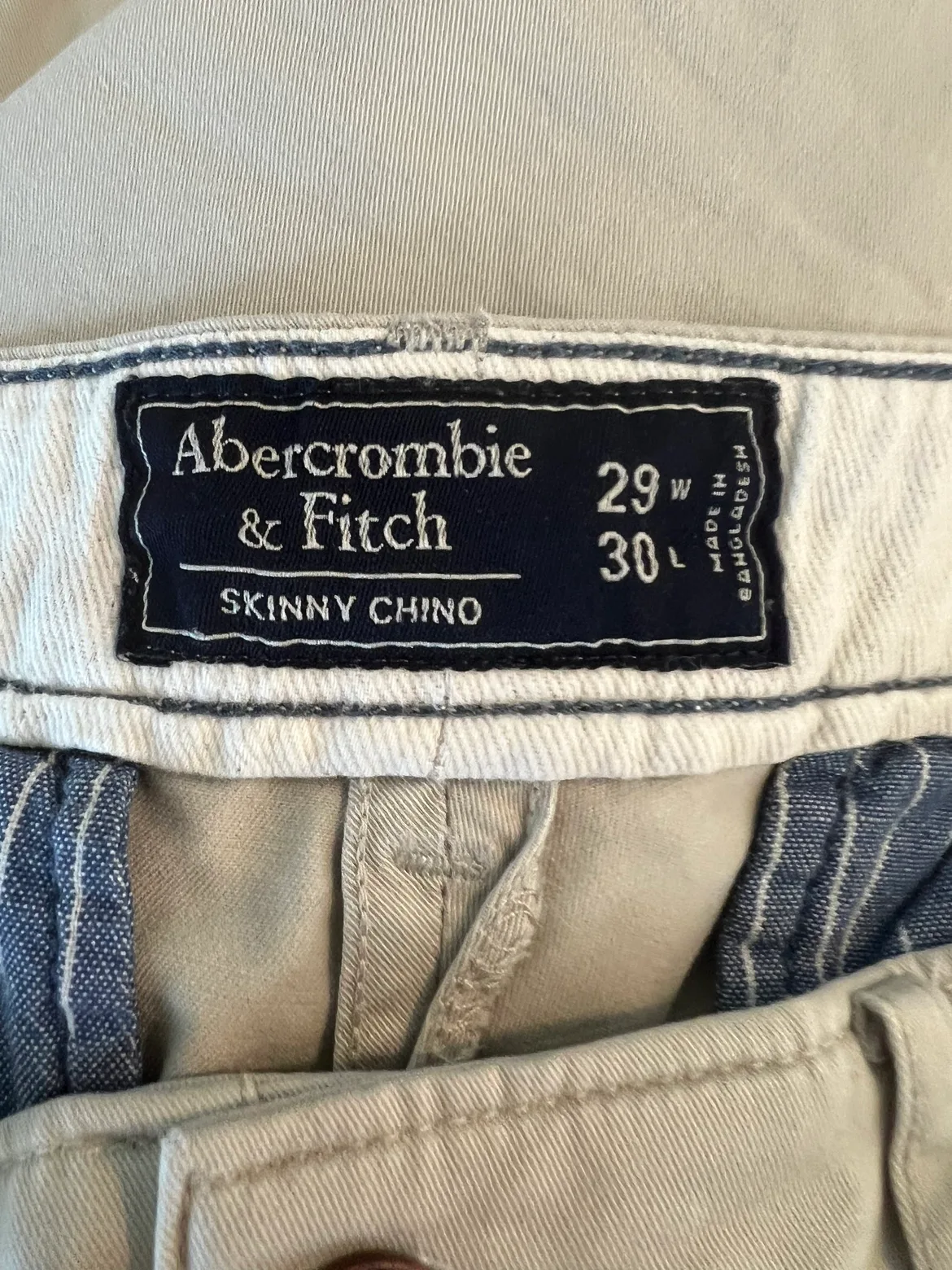 Abercrombie & Fitch Skinny Chinos 30/29 men image indicator(3)